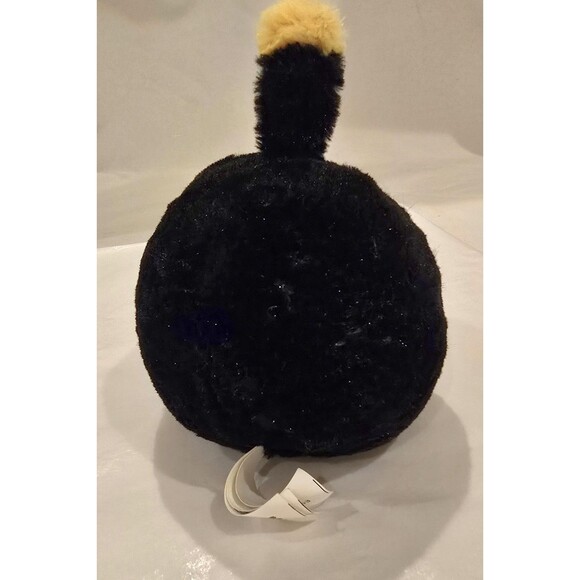 2010 Angry Birds Bomb Black Bird Plush Stuffed Toy 6" Rovio Commonwealth Promo - Picture 3 of 8